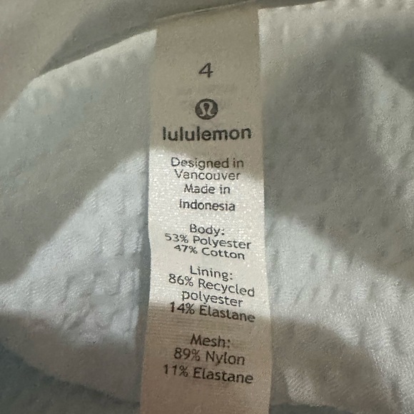 Lululemon Pack‎ Light Pullover Iced Iris Blue Size 4 Half Zip Windbreaker Jacket - Picture 12 of 13